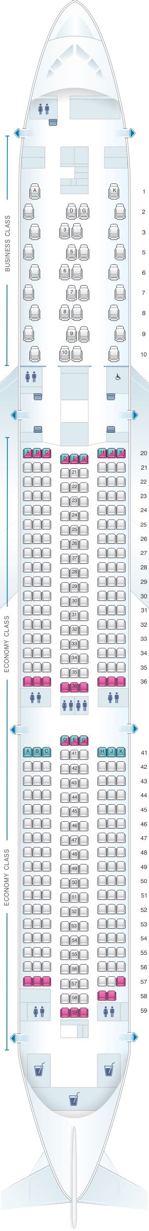 eva 787-10 seat map